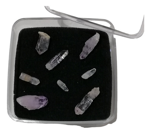 Amatista Puntas Naturales De Cuarzo Morado Prisma 6° Chakra Suela
