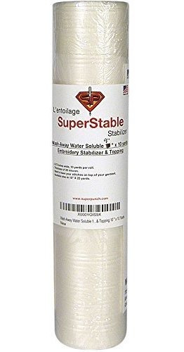 Wash Away Water Soluble Estabilizador 9 PLG X 10 Yard Roll.