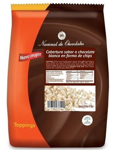 Chips De Chocolate Blancos - kg a $24900