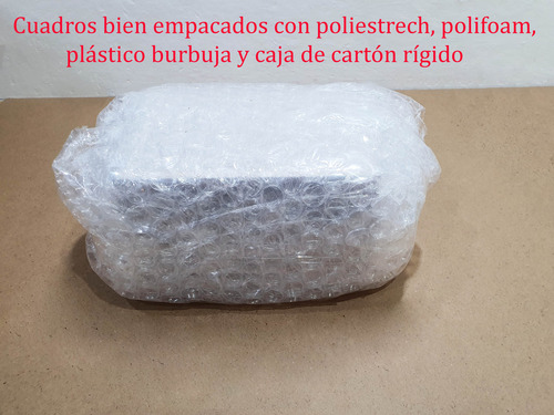 1 Marco De Madera Con Vidrio Anti 50x70cm, Todo Incluido Nogal Clásico