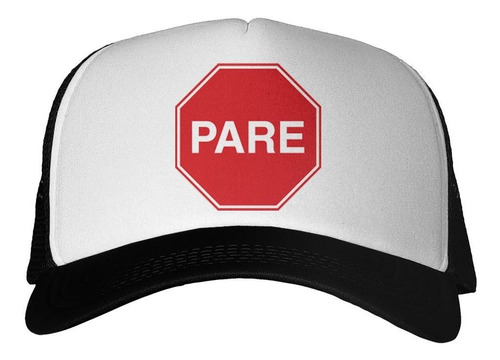 Gorra Señal De Transito Pare Stop M1