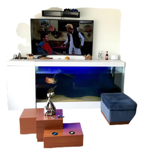 Acuario +  Mueble Para Sala Envio Gratis 