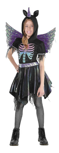 Disfraz De Halloween Esqueleto Unicornio 