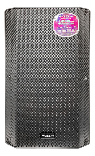 Cabina Activa 15'' Maxlin, Usb, Fm, Bt, + Base + Micrófono