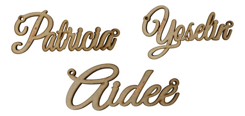 Nombre Personalizado Para Árbol De Navidad 8 Cm Alto 9pzas