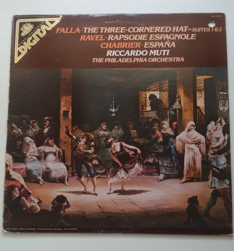 Lp Riccardo Muti - The Philadelphia Orchestra - Ravel J