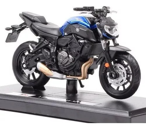 Xx Maisto Yamaha 2018 Mt-07 1/18 Modelo Fundido A Troquel