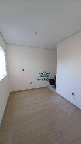 Sobrado + Cobertura Com 03 Quartos(01 Suíte )espaço Gourmet, 04 Vagas À Venda, 150 M² - Vila Alto De Santo André - Santo André/sp - So0414