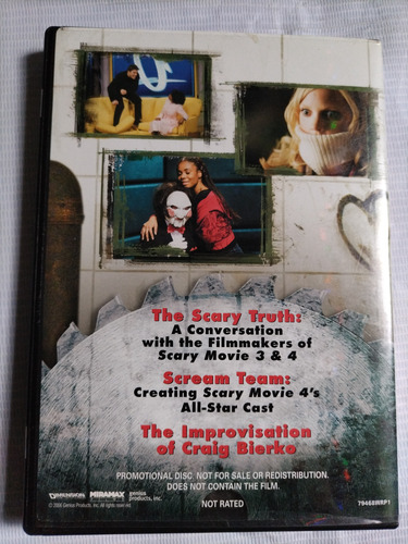 Scary Movie 4 Bonus Disc Película Dvd Original Terror (Usado)