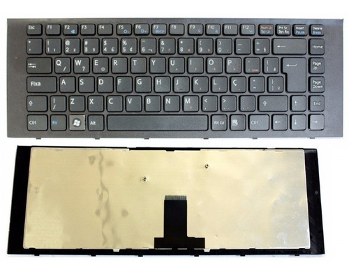 Teclado Notebook Sony Vaio Pcg-61a11x  Vpceg Preto