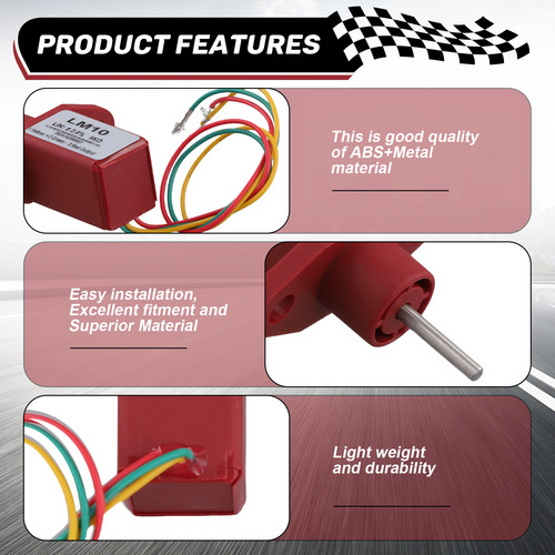 Sensor Potenciómetro De Dirección Eps Lm10/3m29, 3 Cables, 5