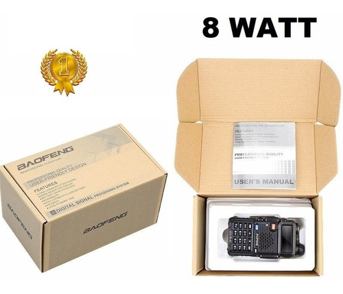 8w Radio Baofeng Uv-5r Vhf/uhf * Tri Power+ Micro Acústico