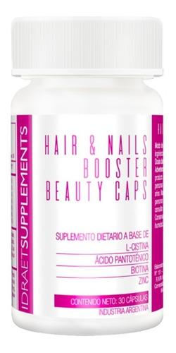 Nails & Hair Booster Beauty Caps Suplemento Idraet 30 Caps