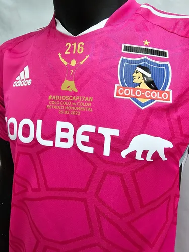 Camiseta colo colo niña rosada sale