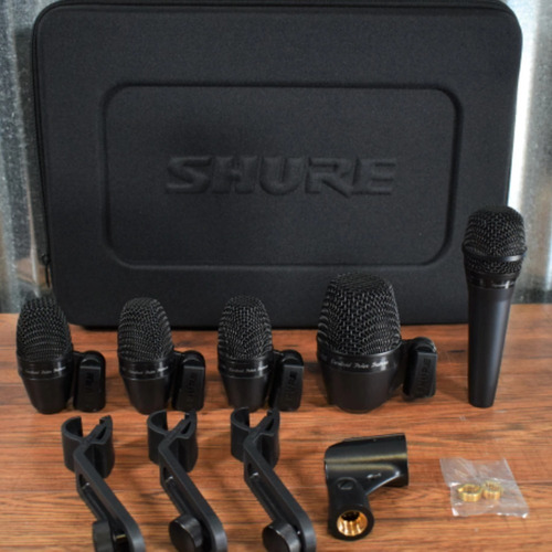 Imagen 10 de 10 de Kit De Micrófonos Shure Pgadrumkit5 Para Batería