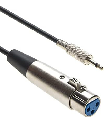 Installerparts Cable Xlr Hembra De 6 Pies A Mono Macho De 3,