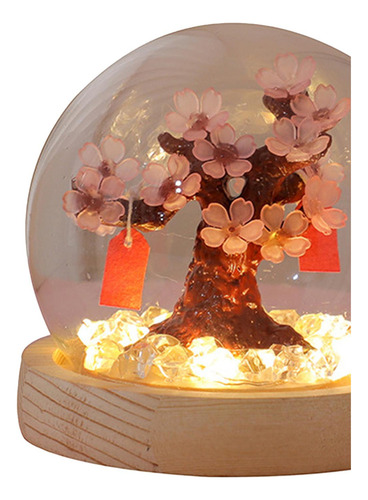 Lámpara De Noche De Flores Diy, Lámpara De Mesa Con