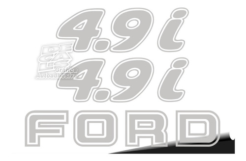 Calco Ford F100 De Porton + 2 4.9i Laterales Kit