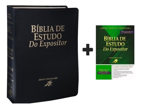 Bíblia De Estudo Do Expositor Preta + Caixa Jimmy Swaggart