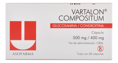 Vartalon Compositum 500 Mg / 400 Mg 60 Cápsulas