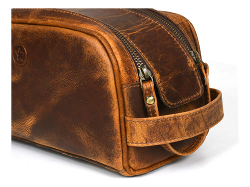 Bolsa De Viaje Para Artículos De Aseo Aaron Leather Goods Pr