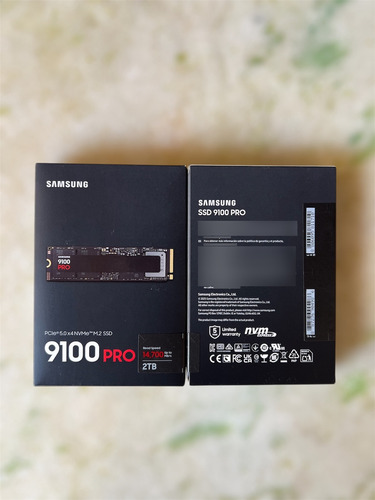 Ssd Samsung 9100 Pro 2tb M.2 2280 Pci-e 5.0 Gen5 X4 Nvme 2.0 Taxa De Transferência 14700mbps - Modelo Mz-vap2t0b/am