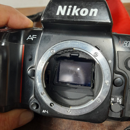 Imagem 9 de 10 de Câmera Fotográfica Nikon Af N8008s Antiga Analógica Corpo