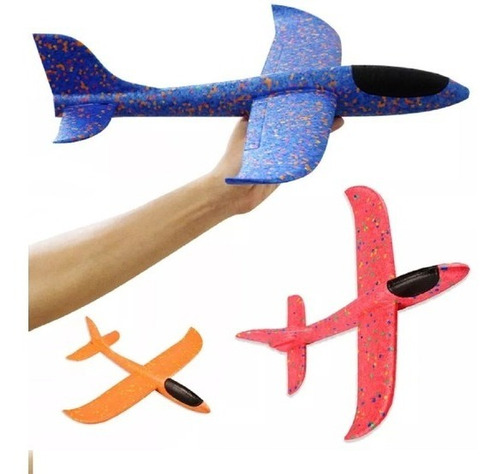 Pack 4 Aviones Planeador Plumavit  46x46 Cm / Barbazar