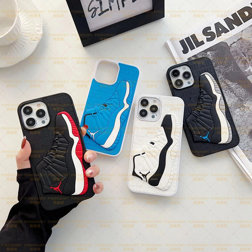 Funda Jordan Design Para iPhone 12 Pink Poetry 3d Tpu