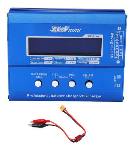Carregador De Bateria Inteligente Lipo Lithium Balance Disch