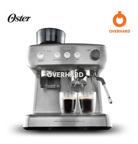 Imagen 3 de 10 de Cafetera Espresso Oster 7300 Molinillo Barista 15 Bares 12ct