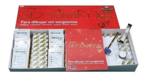 Imagen 2 de 4 de Sexyonary Vip Juego Para Adultos Para Dibujar Sin Vergüenza