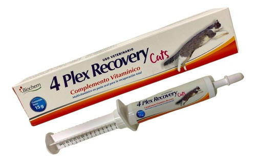 4 Plex Recovery Gato Gel 15g Multivitaminico Tipo Nutriplus