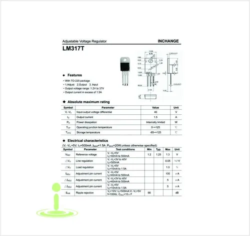 Circuito Integrado Lm 317 T
