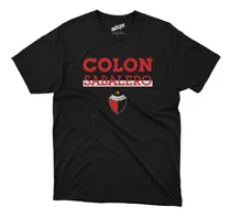 Comprar Remera Futbol Colon De Santa Fe Frase Sabalero Negra