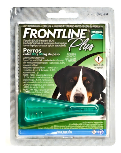 Frontline Plus Pipeta Perros 40-60 Kg