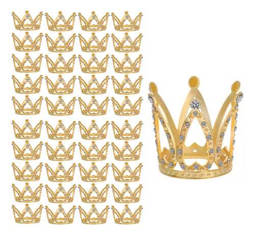 60 Pcs Diadema Completa Con Forma De Corona De Reina De Cri