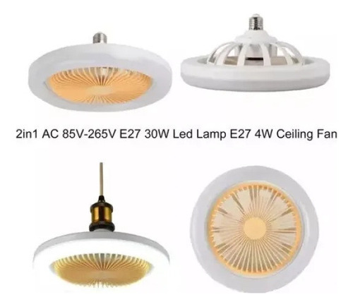 - Genial Lámpara Led Para Ventilador De Techo Con Mando A