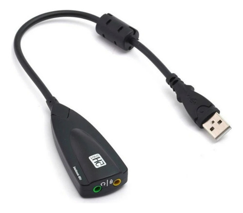 Tarjeta De Audio Usb Externa 7.1 Canales Sonido Y Micrófono