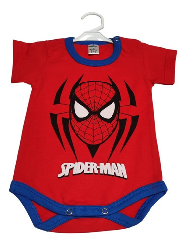 Body Bebe Spiderman Manga Corta