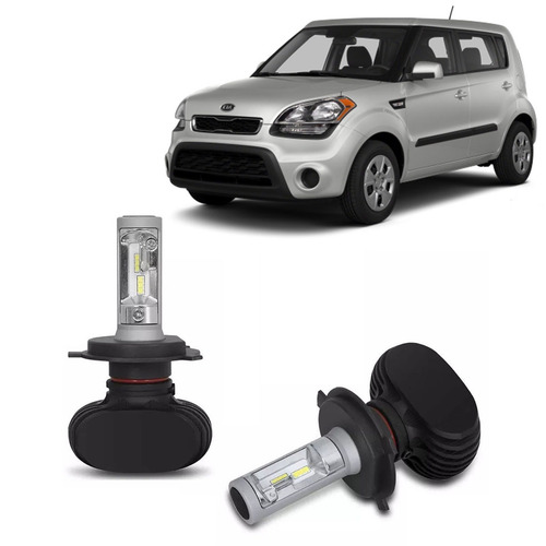 Imagem 1 de 4 de Kit Ultra Led Kia Soul 2010 2011 2012 2013 H4 6000k