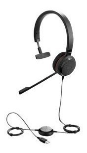 Imagen 3 de 9 de Jabra Evolve 20 Uc Mono Auricular En Oreja Cancela El Ruido
