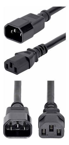 Cable Ups Con Conectores Macho Hembra Iec C13-c14