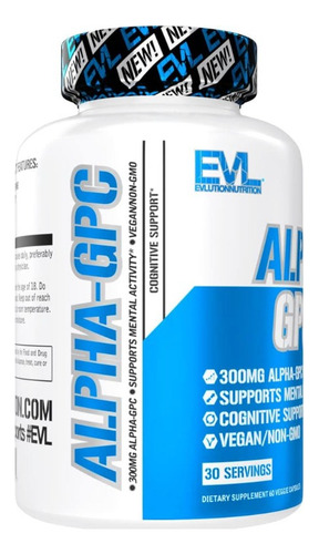 Alpha Gpc 600mg Memoria + Función Cerebral (30) Americano Sabor Sin Sabor