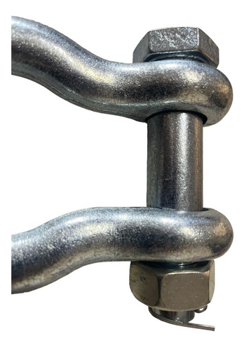 Mosquetao Manilha Curva Anilha Gancho Pino Alloy 7/8 6,5 Ton