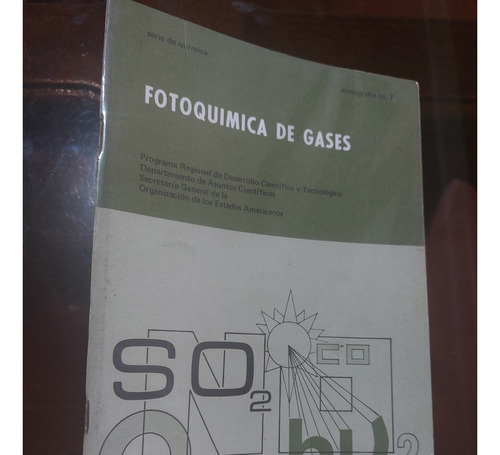 Libro Química Fotoquimica De Gases