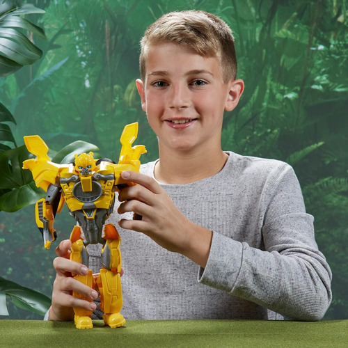 Máscara De Juguete Transformers, Bumblebee, 2 En 1, Amarillo