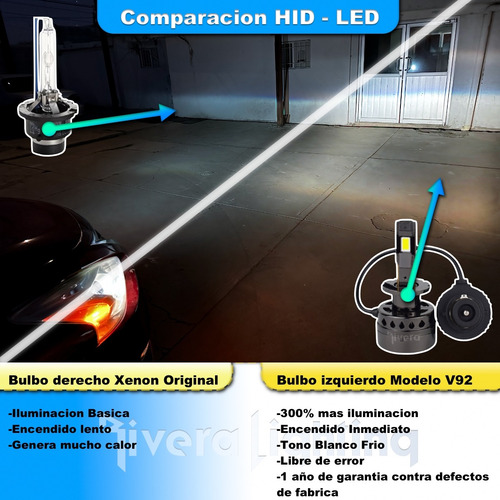 V92 Conver Bulbo Xenon Hid Led Nissan Rogue 2011 D2r