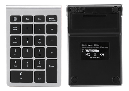 Rf304 Teclado Numérico De 22 Teclas Usb 2.4g Mini Teclado