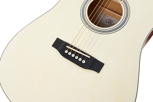 Guitarra Acústica Sx Sd204 Agathis Pino Abeto - Oddity Color Natural Mate Material Del Diapasón Okoume Orientación De La Mano Diestro